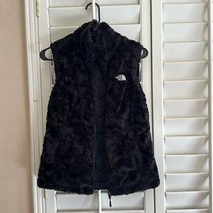 North Face Reversible Fur Vest - Size XS